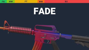 M4A1-S Fade - Skin Float And Wear Preview