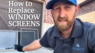 How to Rescreen a Window Like a Pro | Step-by-Step Tutorial + Pricing Tips