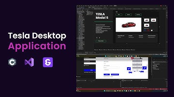 Tesla Desktop Application: Academic Project Showcase (C# & Guna UI)