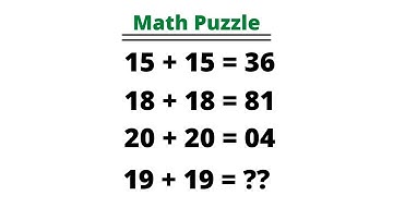 Mathematics Puzzle | Which number replace the question mark ? | Can you solve math puzzle ?