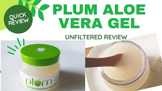 PLUM HELLO ALOE GEL REVIEW & DEMO | For Skin & Hair | Quick Review | Voguishyou
