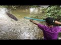 Fishing Hacks-Amazing Man Shooting Fish with PVC Compound Gun-How To Make Easy PVC Gun for Fishing