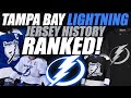 NHL Tampa Bay Lightning Jersey History RANKED!