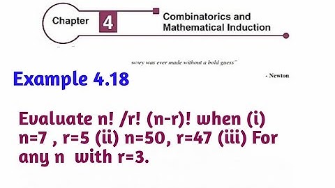 Class 11 Chapter 4 Combinatorics and Mathematical Induction Example 4.18