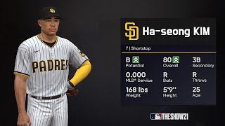 [더쇼21] 드디어 샌디에이고 로스터에 김하성 선수가 추가되었습니다! MLB The Show 21