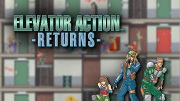 Elevator Action Returns ARCADE / MAME (1994) | The Game Footage Channel | Retro Gaming