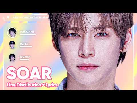 RIIZE 'SOAR' (Line Distribution + Lyrics Color Coded)