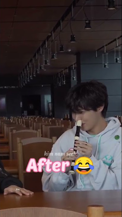 jhope plays the recorder through his nose 😂🎶