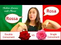 🇮🇹  Italian Lessons with Flavia - Build Your Italian Vocabulary - Single vs Double Consonants 🇮🇹