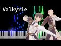 Valkyrie「Le temps des fleurs」あんさんぶるスターズ - Piano Tutorial [Nivek.Piano]