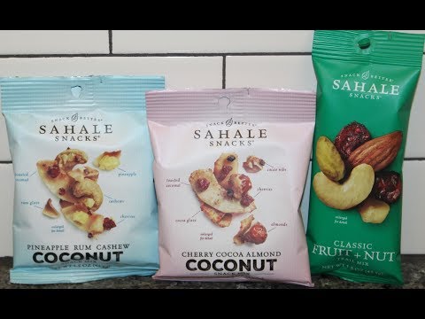 SAHALE Snacks: Pineapple Rum Cashew & Cherry Cocoa Almond Coconut, Fruit & Nut Trail Mix