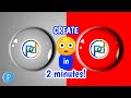 How to make water drop logo in pixellab