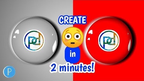 How to make water drop logo in pixellab