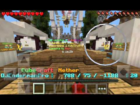 Rewiew server CUBECRAFT! en MinecraftPE|0.14.1
