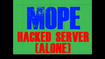 Mope io hacked server!