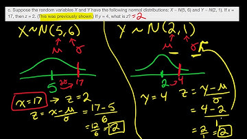 Comparing Z-scores OpenStax - Example 6.2 part c