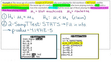 Statistical Methods (STA 2023) - Section 9.3: Part 1 of 2 - Testing Means of Independent Samples