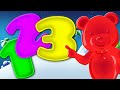 Numbers Song | Jelly Bears 123 | Learn Numbers | Nursery Rhymes For Kids And Childrens