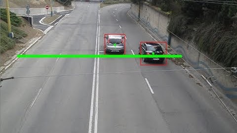 Traffic counting based on OpenCV