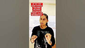 UP TGT PGT HOME SCIENCE 2022|TEACHING METHODS EXTENSION THEORY CLASS WITH MANI PHOGAT ☺️