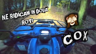 ATV VLOG CFmoto 450s-Ma prins bezna in padure!/Exploram putin locatia🤞