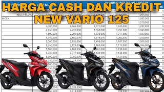 DAFTAR HARGA CASH DAN KREDIT TERBARU NEW HONDA VARIO 125 AREA JAWA TENGAH