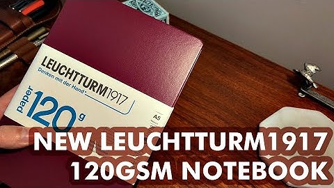 New Leuchtturm1917 120GSM A5 Notebook Review