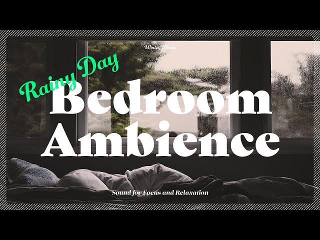 Thunderstorm and Rain Sounds - Cozy Bedroom Ambience class=