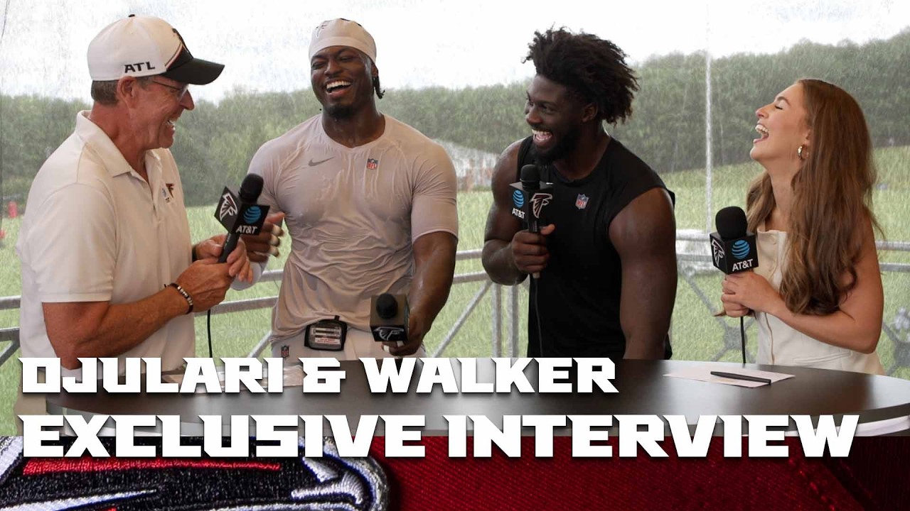 ⁣Azeez Ojulari & Jalon Walker on UGA football, Kirby Smart & 2026 AT&T Atlanta Falcons Tr