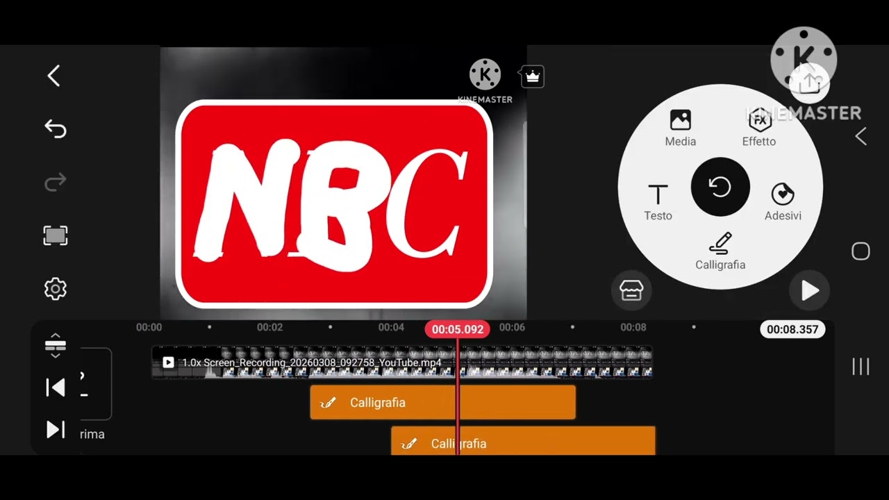 NBC Television 1950 Logo Remake Kinemaster Speedrun x11 Speed