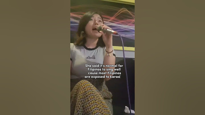 Why can almost everyone here sing like a pro?
