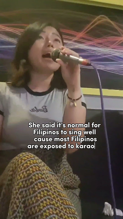 Why can almost everyone here sing like a pro?
