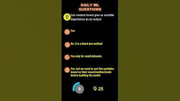Variable Importance in Random Forest #RandomForest #variables #AI #MLModels
