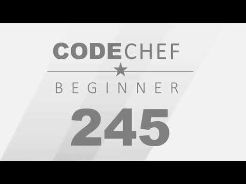 Code Chef Problem - Rating 245 - Age Limit - Editorial - Hindi | English