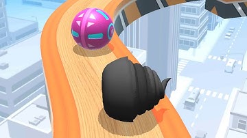 Sky Rolling Ball 3D - All Levels Gameplay Android iOS Level 117