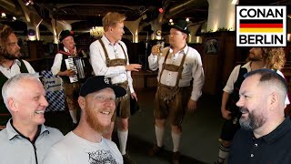 Conan \& Andy Richter Learn A German Dance | OFFICE BLOKES REACT!!