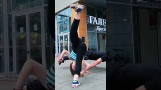 CRAZY Tricks girl yoga 😱 #shorts