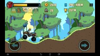 Zombie Road Racing игра на Андроид screenshot 1