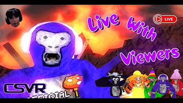 PLAYING THE NEW UPDATE IN GORILLA TAG WITH FANS! (Portrait)