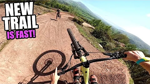 THE FASTEST BIKE PARK IN THE UK BUILT A NEW TRAIL - FIRST RIDE!