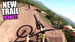 THE FASTEST BIKE PARK IN THE UK BUILT A NEW TRAIL  FIRST RIDE!