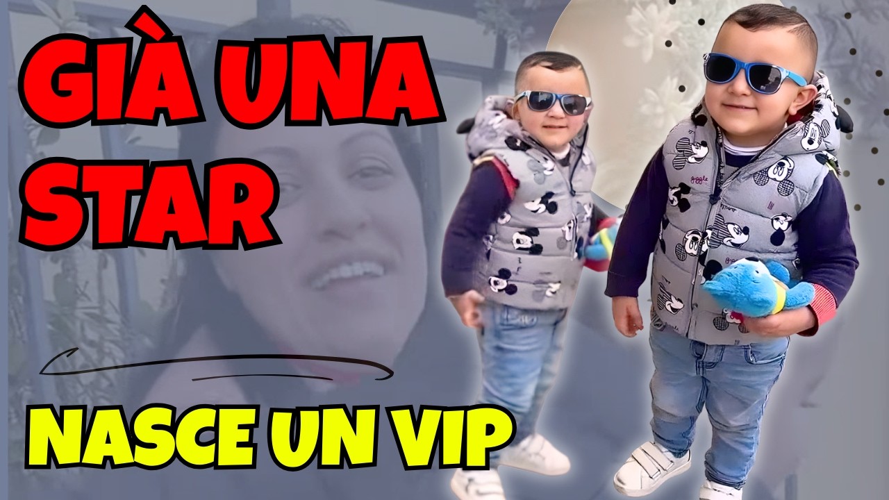 Emanuele già da star: cammina come un vip a soli 3 anni 😎(