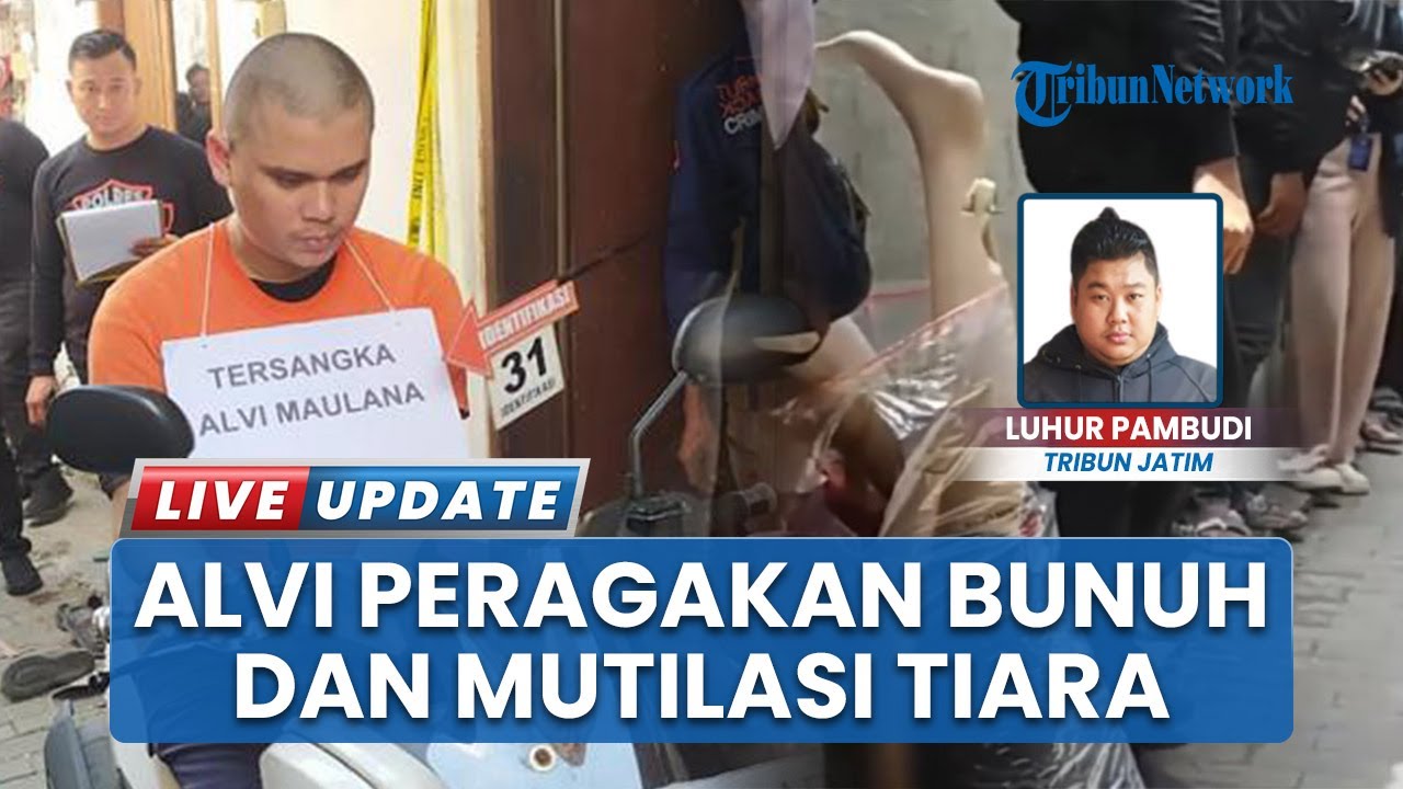 2 Jam Rekonstruksi Kasus Pembunuhan di Mojokerto, Ungkap Sadisya Alvi Mutilasi Sang Kekasih