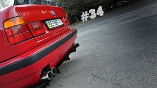 ДИФФУЗОР BMW e34. Задний Сплиттер Splitter e34 бмв вREDина. NFS