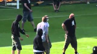 Geplanter Rapid-Platzsturm beim Wiener Derby - Spielabbruch (22.05.2011) [HD]