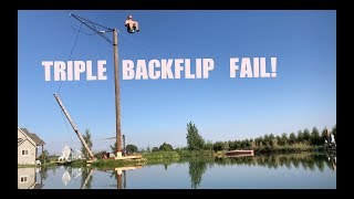 EPIC rope swing Fails! And back yard pond shenanigans