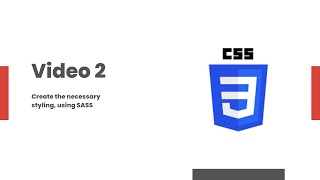 How to create custom components - Video 2 CSS