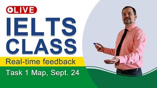 IELTS Live - Task 1 (ACADEMIC) Writing for Maps - Band 9 Practice GE
