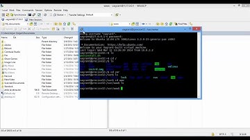 vagrant   access VM with winSCP putty   change font appearance 720p