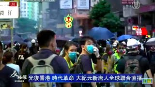 反覆面禁止法デモ ライブ配信 日本語解説 【10月6日】香港デモ
